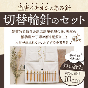 近畿編針Seeknit切替輪針セット10cmセット 近畿編針 Seeknit 切替輪針セット 編み針 10cm セット 収納ケース付 日用雑貨 雑貨 ツール インテリア 趣味 編み物 硬質竹 セーター カーディガン 手袋 マフラー 手編み 毛糸 ギフト用 贈り物用 プレゼント用 お取り寄せ 奈良県 生駒市 送料無料