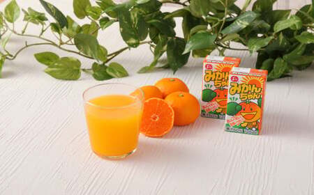 【13営業日発送】ジューシー みかんちゃん 果汁50％ 計72本（125ml×36本）×2ケース 温州みかん