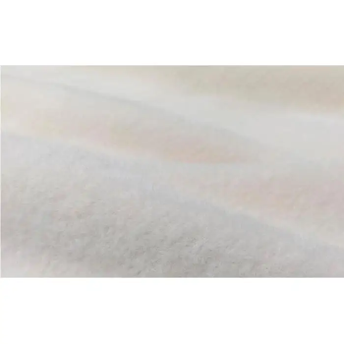 ［ダブルサイズ】贅沢タッサーシルク100%(毛羽部分)毛布 180×200cm　SILK-W