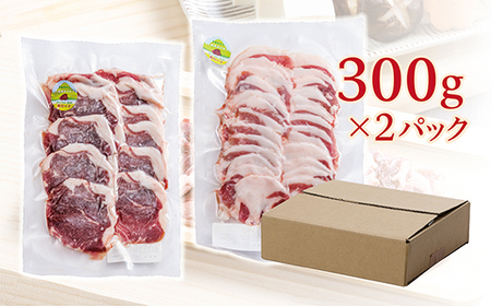 佐賀県多久産 冷凍 いのしし肉 （スライス） 300g×2P _c-109