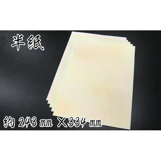 美しい料紙5種セット（花橘）半紙