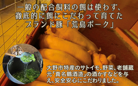 ブランド豚 荒島ポークプレミアムハンバーグ