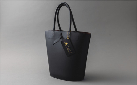 りんご レザー RingoLeather(登録商標)  SAIFU  IVY PRODUCTS コラボ  TOTE 【 黒 】  株式会社SORENA  バッグ bag 小物 合皮 信州 217000円 長野県 飯綱町 [1646]