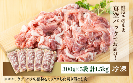 訳あり 白川郷 結旨豚 もも ウデ バラ 切り落とし ミックス 300g×5袋 約1.5kg 豚肉 国産 白川村 真空パック 小分け ゆいうまぶた こま切れ ブランド豚 10000円 抗生物質 合成抗菌剤不使用 冷凍 [S403]