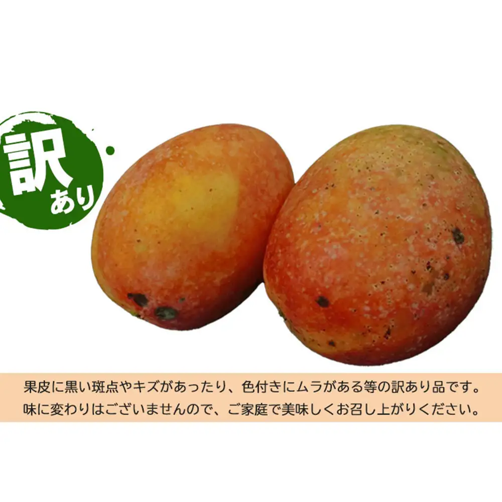 訳あり品【2027年発送】久米島熱帯果樹園 完熟マンゴー約2kg（3～6玉）