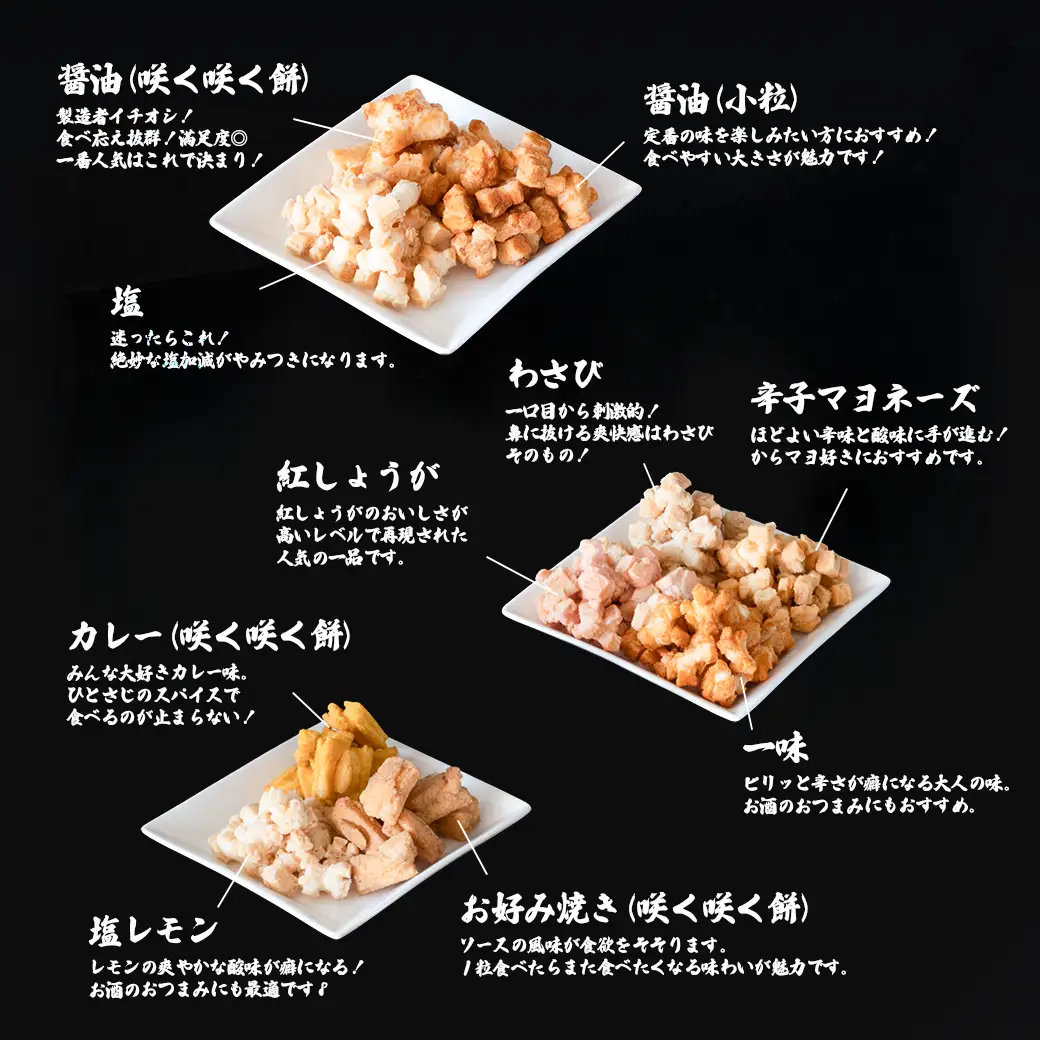 S236 一休揚 咲く咲く餅 バラエティ10袋セット 揚げ餅 揚げおかき 手造り