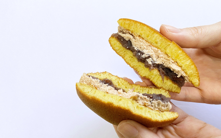 熊野生まれの生どら焼き 10個　【抹茶クリーム×5個、クリーム×5個】【kht002A】