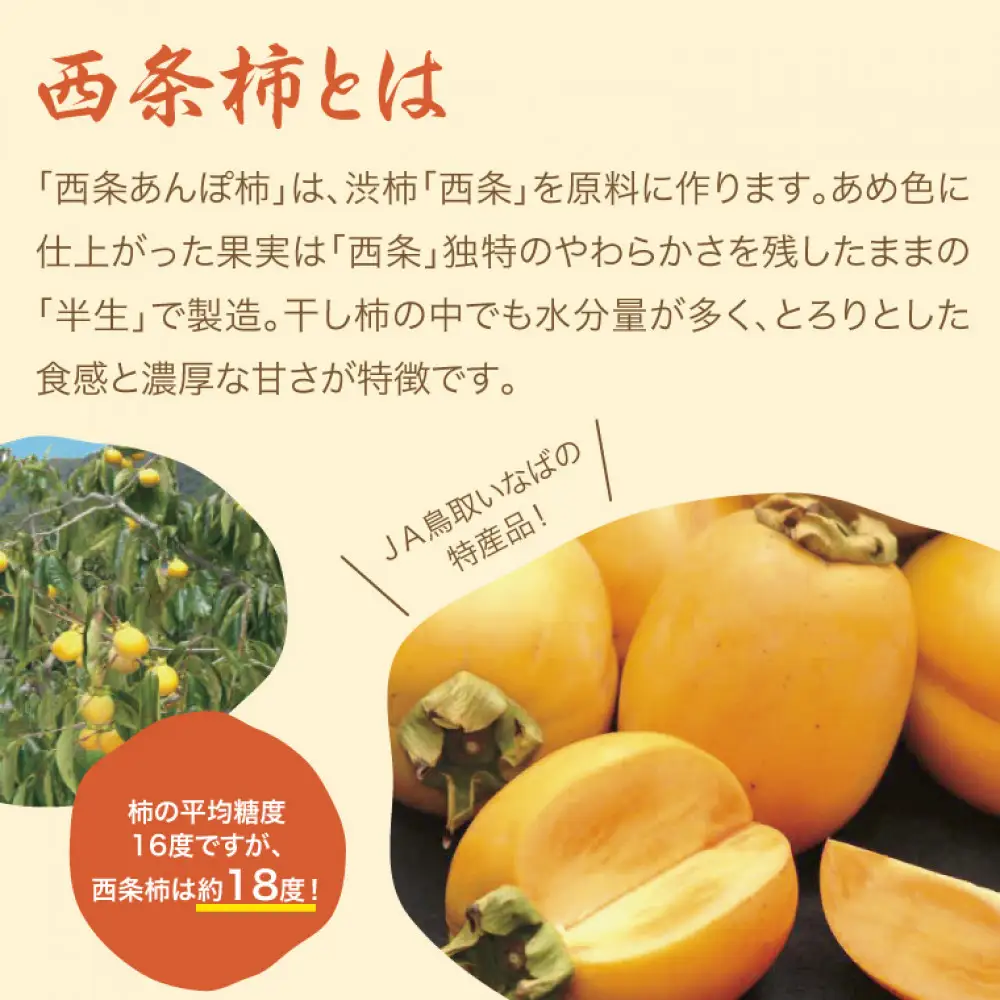 西条あんぽ柿【鳥取いなば農業協同組合】