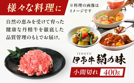 伊予牛「絹の味」黒毛和牛 小間切れ 400g BKBB001 和牛