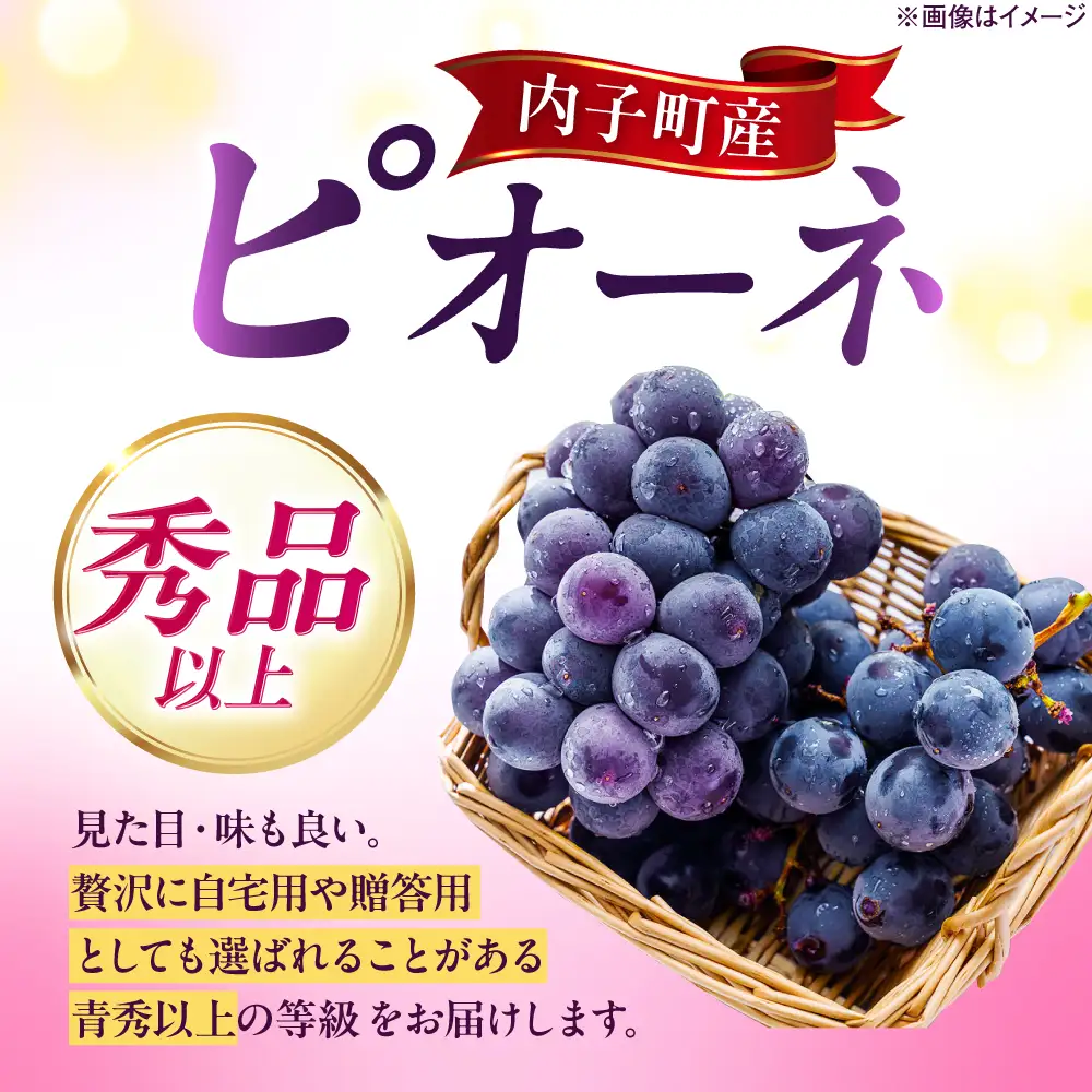 【先行予約】ピオーネ 秀品 4-6房 2kg BKAY010 ぶどう