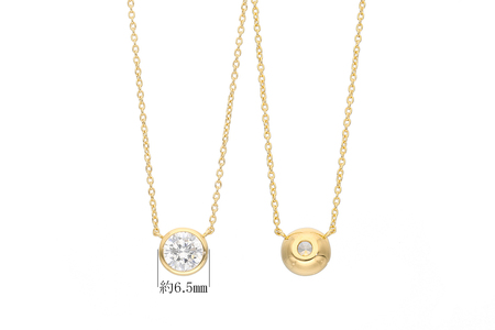 K18 シンプルダイヤモンドネックレス(0.5ct) 60-9577 | 山梨県甲府市