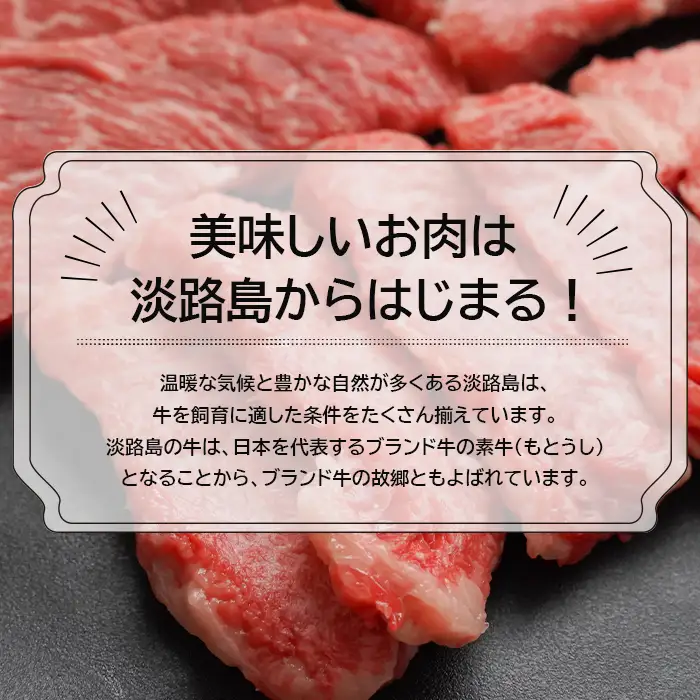 淡路牛焼肉食べ比べセット 600ｇ