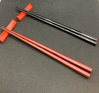 鎌倉彫　箸　黒