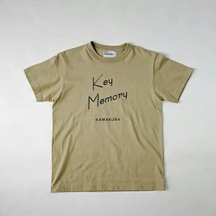 【1サイズ】KEYMEMORY かまくらロゴＴシャツ　BEIGE