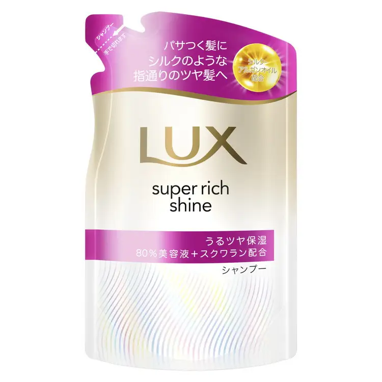 ラックス スーパーリッチシャイン モイスチャー 保湿シャンプー つめかえ用 280g 18個 ※離島への配送不可