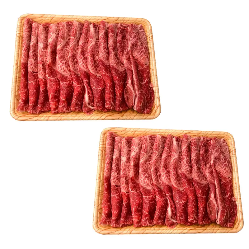 訳あり！【A4～A5】佐賀牛赤身霜降りしゃぶしゃぶすき焼き用(肩・モモ) 400g×2p(合計800g)