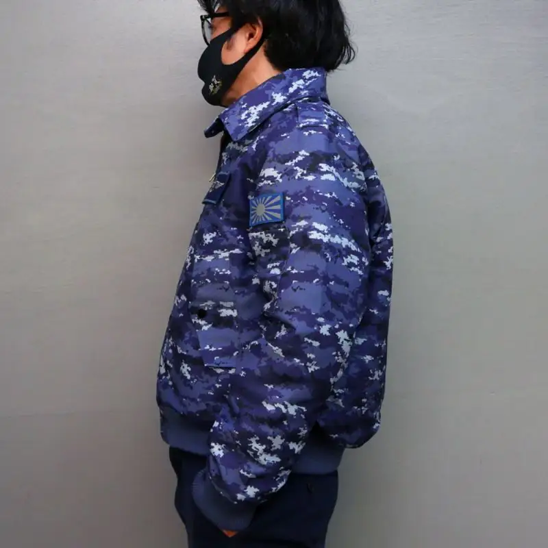 防寒ブルゾン 海上自衛隊 デジタル迷彩 ワッペン付 ウィングマーク M