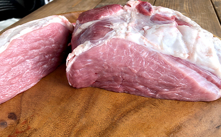 【放牧豚】モモかたまり 1kg以上 お肉 豚肉 豚 もも肉 モモブロック しゃぶしゃぶ 冷凍 北海道 F4F-8455