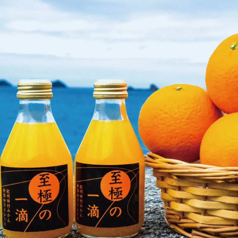 田村みかんの新鮮100％ジュース「至極の一滴」180ml×12本入り【tec936A】
