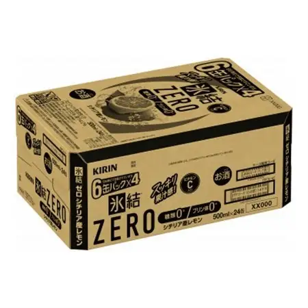 キリンの氷結ZEROシチリア産レモン【仙台工場産】500ml缶×24本(お酒)_酒・アルコール   _【1412566】