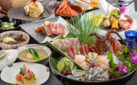 【館内で砂むし温泉が楽しめる♪】1泊2食付ペア宿泊券 薩摩いせえび黒牛会席プラン (指宿フェニックスホテル/IB100-005)