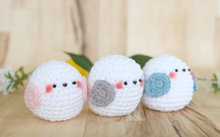 あみぐるみセット シマエナガ 3個 あみぐるみセット【3個】 | 福岡県