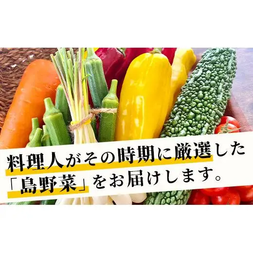 料理人が厳選した島野菜盛り合わせ (6～10品目) TM-7