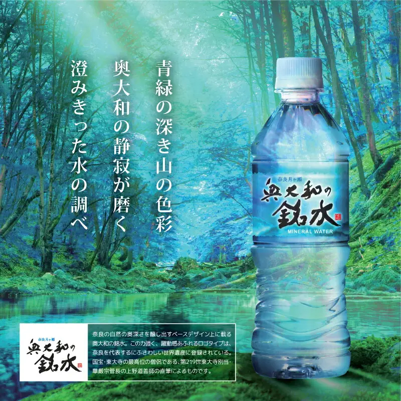 【ミネラルウォーター】 （定期便6ヶ月） 奥大和の銘水 500ml×48本（24本×2箱） 水 長期保存可能 銘水 水 Q-13 ミネラルウォーター