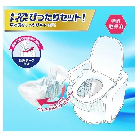 簡易トイレ ドクターズone ポータブルトイレシート 防災 簡易トイレ【30枚×4個】