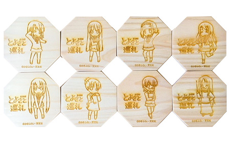 8種セット】【豊郷町限定】けいおん！ コースター 旧豊郷小ポスト