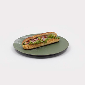 佳窯 丸盤 Φ24cm（深緑） 常滑焼 陶器 食器 皿 丸皿 プレート 24cm 電子レンジ可 食洗機使用可 シンプル マット 贈り物 プレゼント 日本製 グリーン キッチン キッチン用品 チャラ パスタ皿 おしゃれ INAX 日本六古窯 愛知県 常滑市