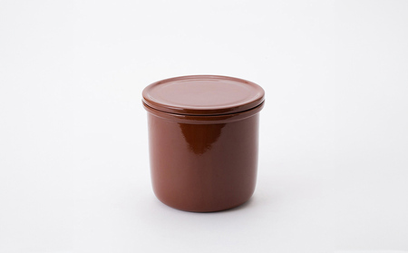 TOKONAME CROCK・3.8L・BROWN 甕 陶器 保存容器 蓋付き かめ 調味料