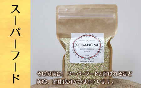 【今庄産100％使用】そばの実 1kg [B-006019] 健康食 低GI