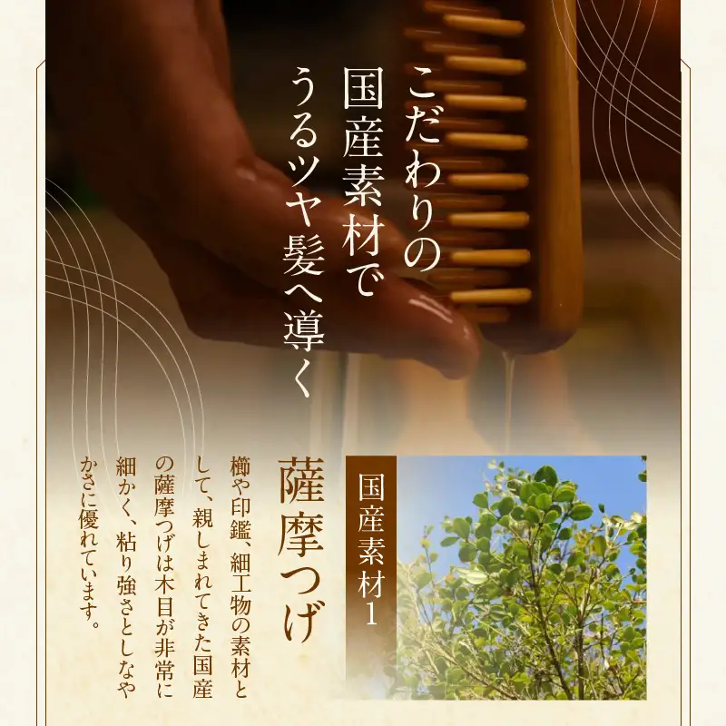 つげブラシ　ブロー（大）_B081-052