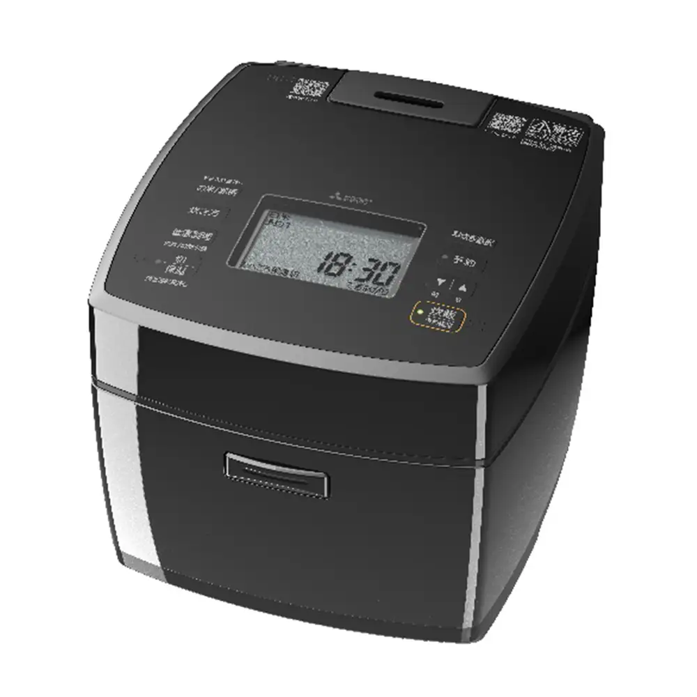 三菱IHジャー炊飯器　ダブル備長炭コート熾火（おきび）　炭炊釜　NJ-VP10J-B＜カラー：黒曜＞　【11218-1053】