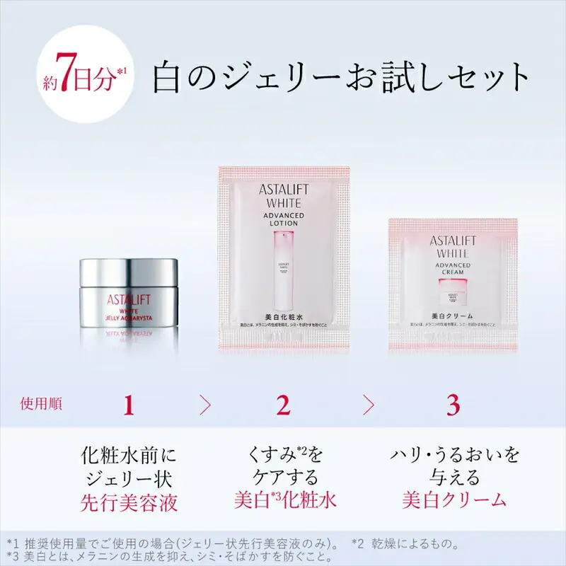 富士フイルム アスタリフト《美白の先行美容液   ジェリーお試しセット 7日分》   【 化粧品 】