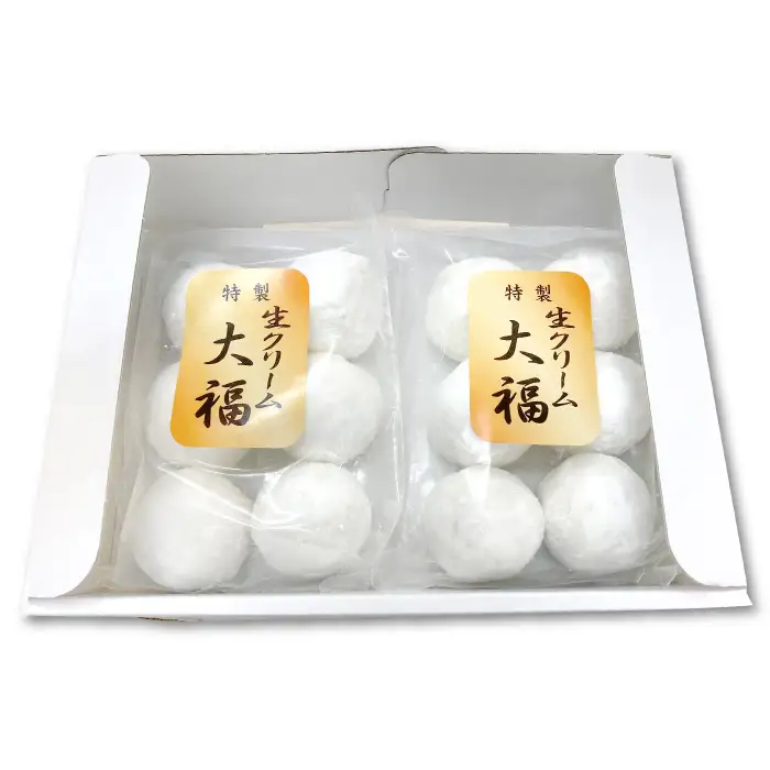 冷凍生クリーム大福　12個入【生クリーム 大福 冷凍 12個 詰め合わせ セット 洋菓子 和菓子 粒あん お土産 手土産 おやつ お茶菓子 お茶のお供 ギフト 贈答 贈り物 お歳暮 お中元】