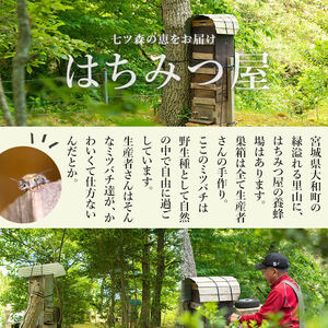 七ツ森の恵 日本ミツバチのはちみつ 600g ハチミツ 蜂蜜 日本蜜蜂 国産 日本ミツバチ 百花蜜【はちみつ屋】ta200