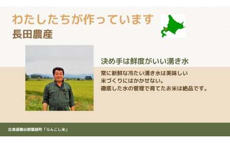 〈令和5年産〉らんこし米 ななつぼし 2kg（長田農産）