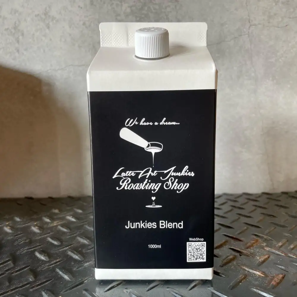 【LatteArtJunkiesRoastingShop】JunkiesBlendリキッドコーヒー1000ml×2本セット