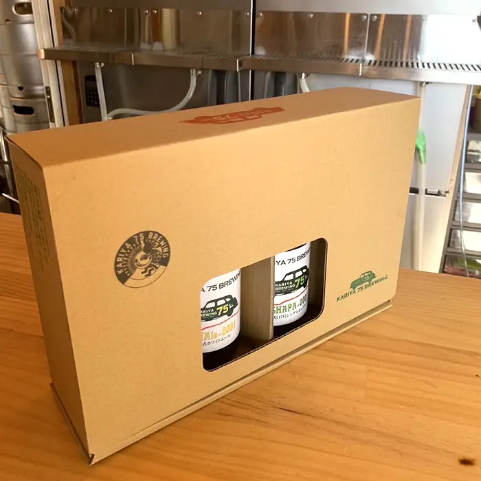 No.332 KARIYA 75 BREWING おまかせ3本セット グラス付き