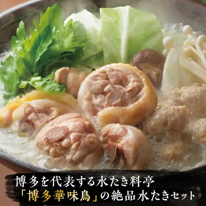 水炊き 【全3回定期便】 3‐4人前 [ABCN009] 水炊き