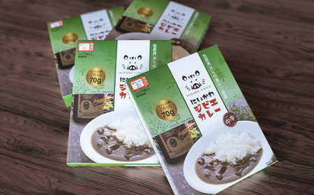 にいかわジビエカレー 4個セット 猪肉 イノシシ 加工品  /富山県黒部市 惣菜 レトルト レトルトカレー 夜食 ランチ 夕飯 箱のままレンジ 簡単調理 時短 イノシシカレー 