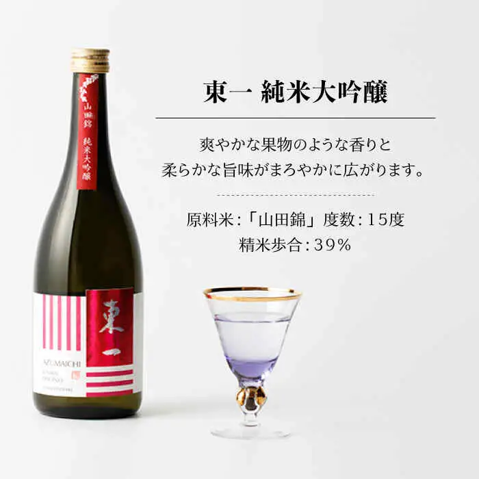 【定期便】 日本酒 東一 純米大吟醸酒 NBQ101 日本酒 全3回