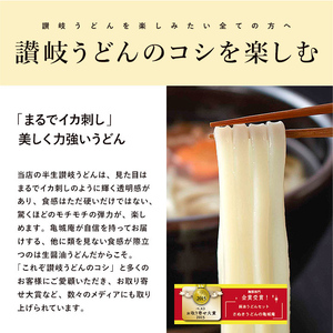 うどん 讃岐うどん 亀城庵の生醤油うどんセット（24食入）　釜玉 贈答 お歳暮 お中元 ギフト 鍋 麺類 シンプル ギフト用 自宅用 ロングセラー 商品 小麦製品 お昼ご飯 簡単ご飯 休日 子供  FAH-0083