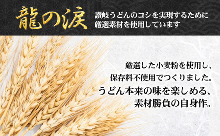 金箔入りうどん　龍の涙　6～9人前 麺類 讃岐うどん 厳選小麦粉 保存料不使用 素材勝負 讃岐伝統 手打 金沢県産金箔 来客 おもてなし ランチ お昼 夕飯 晩御飯 さっぱり 半生うどん 半生  FAH-0082