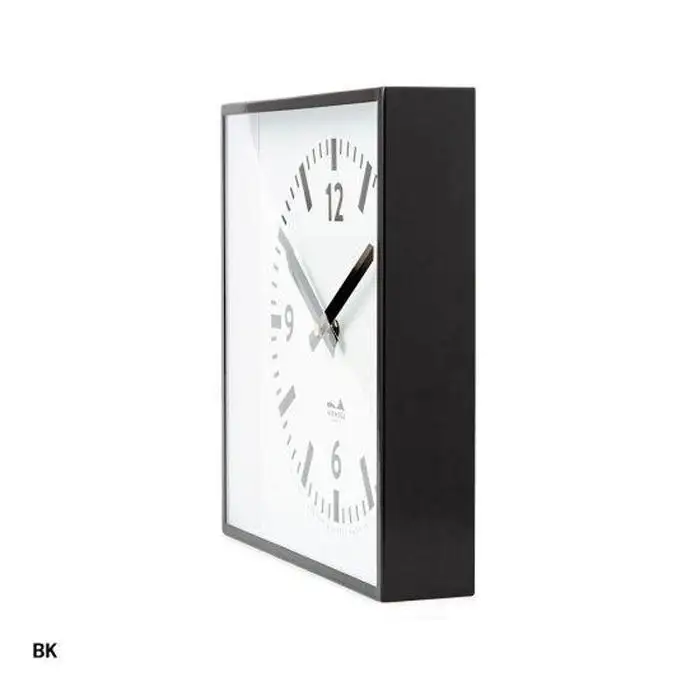 【ブラック】HK SQUARE CLOCK　スクエア クロック