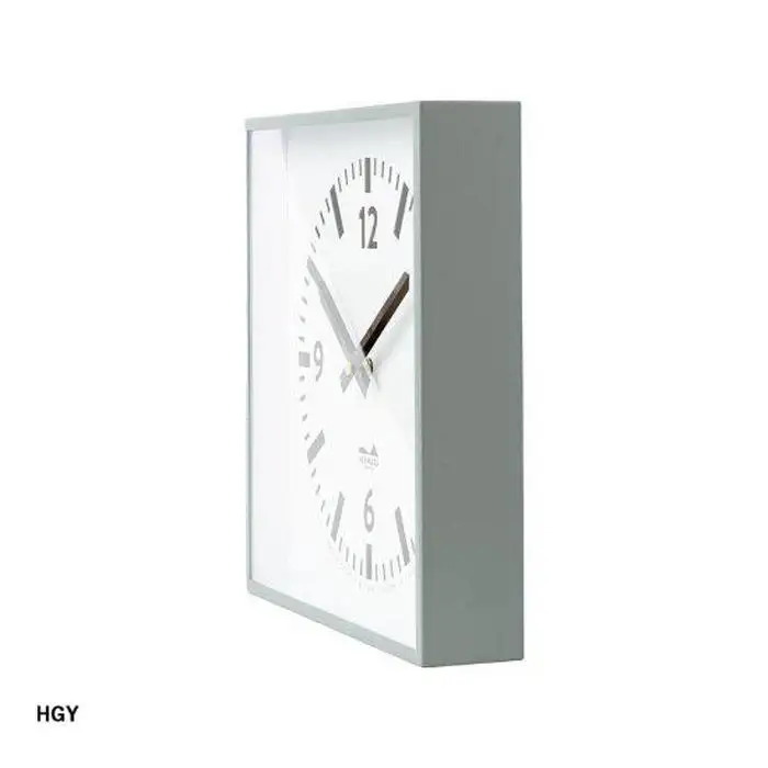 【ハンマートングレイ】HK SQUARE CLOCK　スクエア クロック