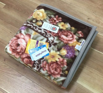 日本製 丸洗いOK マイヤー毛布 シングル ベージュ 1枚 (新合繊ニューマイヤー毛布) 1189BE｜寒さ対策 あったかい 毛布 洗濯可能 [3722]