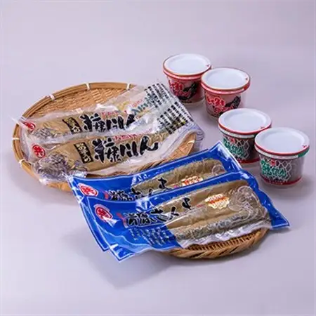北国の味セット(中)　青森　“鰊の切込・紅鮭の切込・数の子入り糠にしん・糠さんま　各2個入り”_魚介・海産物   _【配送不可地域：離島】【1415408】